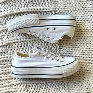 Converse White Platform - Low Top